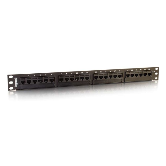 24Port Cat6 110Type Patch Panel (TAA Compliant) Patch Panels