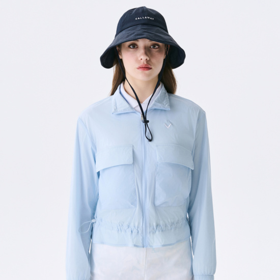 여름 홑겹 블루종 점퍼