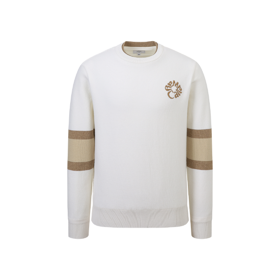 남성  월계수 라운드 스웨터