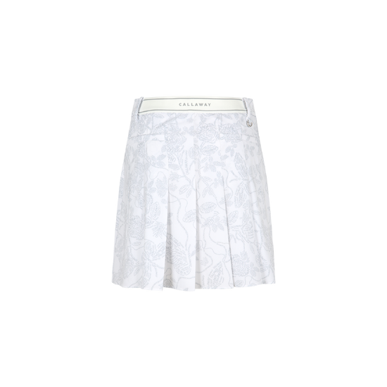 여름 프린트 잔플리츠 큐롯