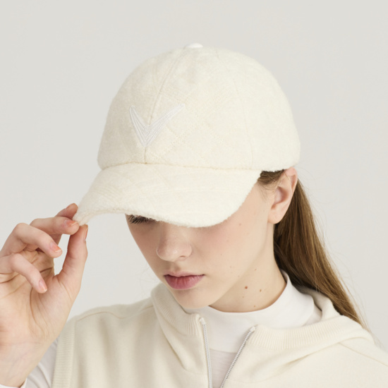 여성 퀼팅 볼캡