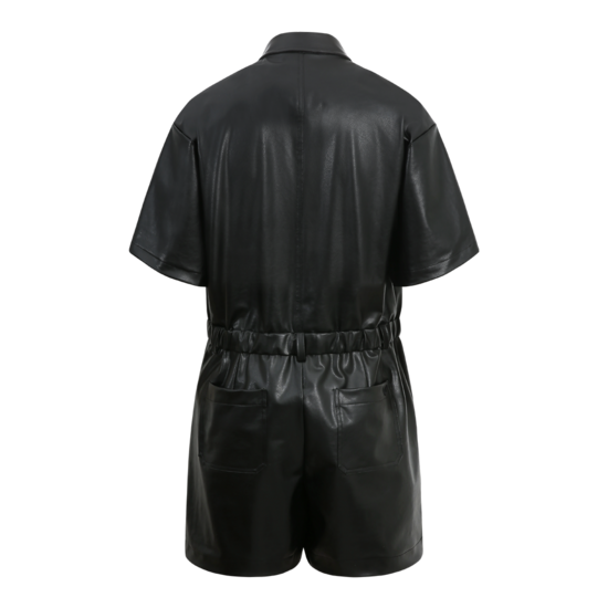 여성 프리미엄 레더 점프수트