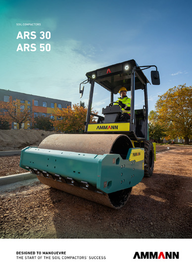 Ammann Single Drum Rollers - Performance on any jobsite