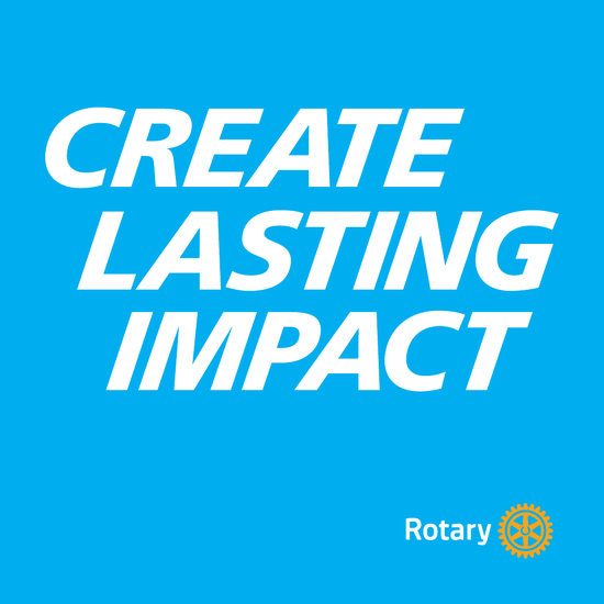Create Lasting Impact - Presidential Message 2026-27 - Square Social Graphic (Sky Blue, White Text)