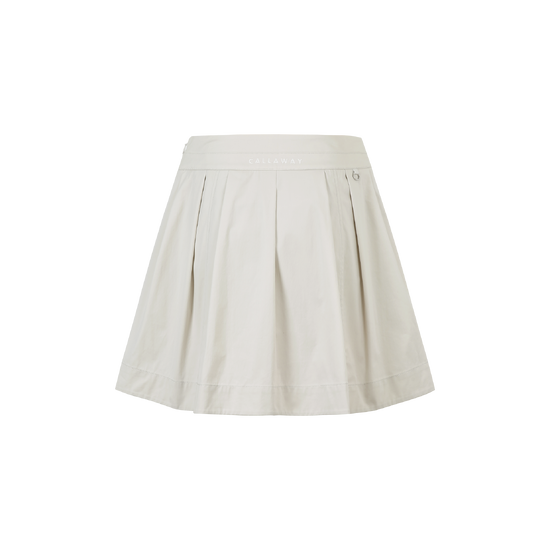 여성 여름 우븐 플레어 스커트