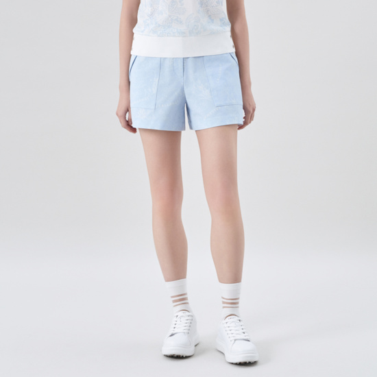 [김타미 프로 착용] 여성 여름 프린트 쇼츠