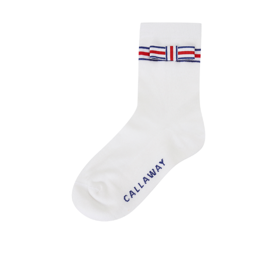 [여성] 리본 중목 양말