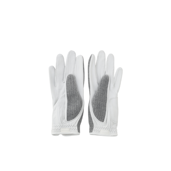 여성 니트 양손 반피 장갑