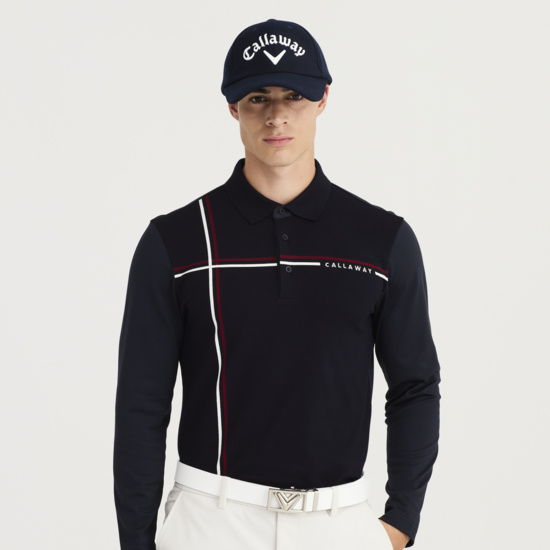 겨울 남성 니트믹스 폴로 티셔츠