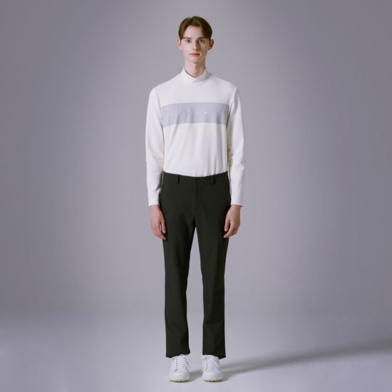 남성  우븐배색터틀 티셔츠