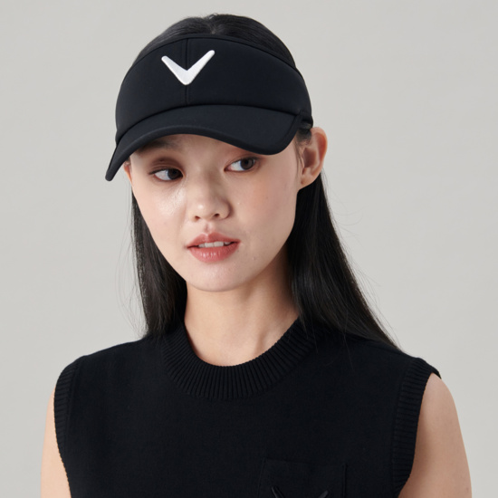 여성 리본 썬캡