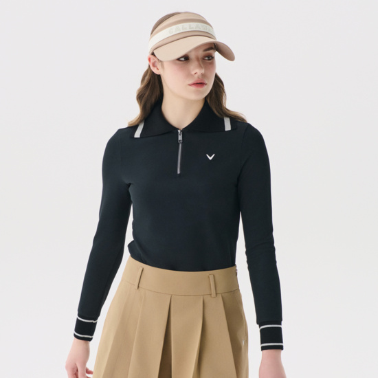 봄 반집업 긴팔 티셔츠