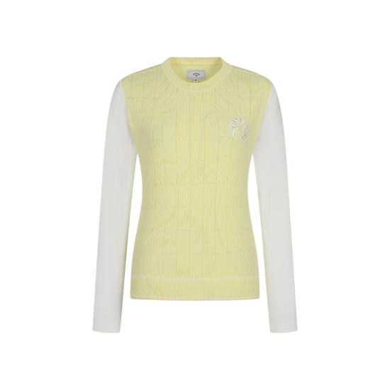 여름 냉감소매 니트 하이브리드 티셔츠