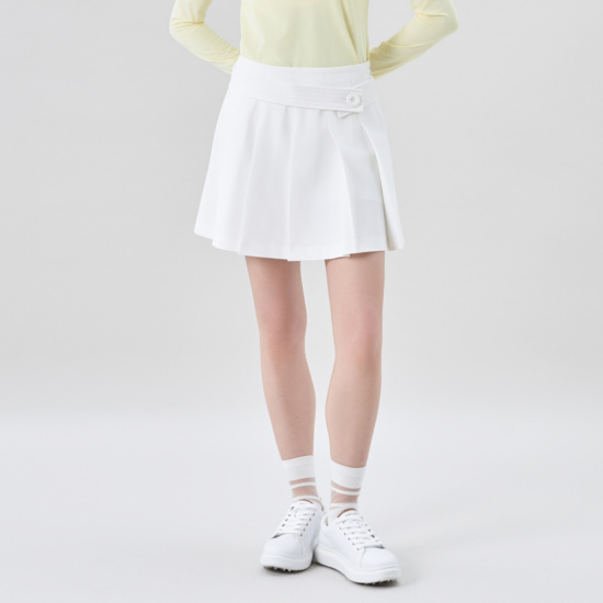 [박다솜 프로 착용] 여성 봄 벨트장식 전체플리츠