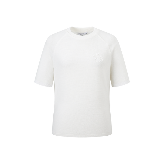 여성 봄 하이브리드 반팔니트