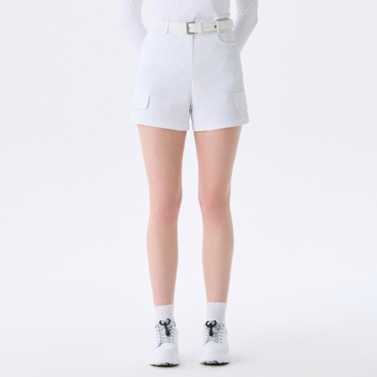 여름 프린트 카고 쇼츠