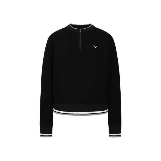 겨울 여성 부클 반집업 티셔츠