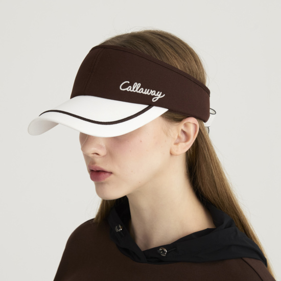 여성 가을 기본 바이저