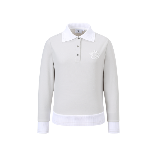 여성 봄 와플 일자핏 티셔츠