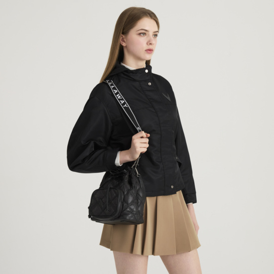 여성 패딩 버킷백