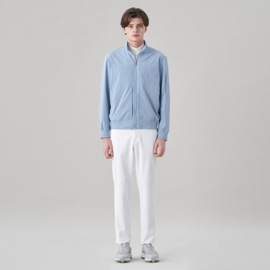 남성 봄 안감 스윙 블루종