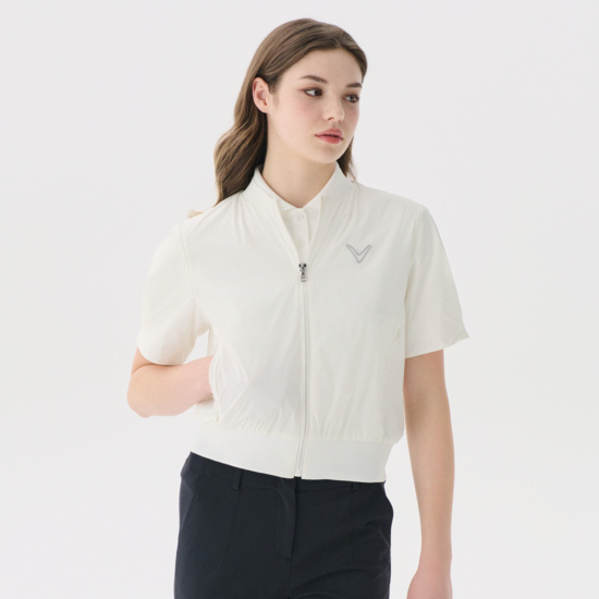 봄 반팔 풀집업 점퍼