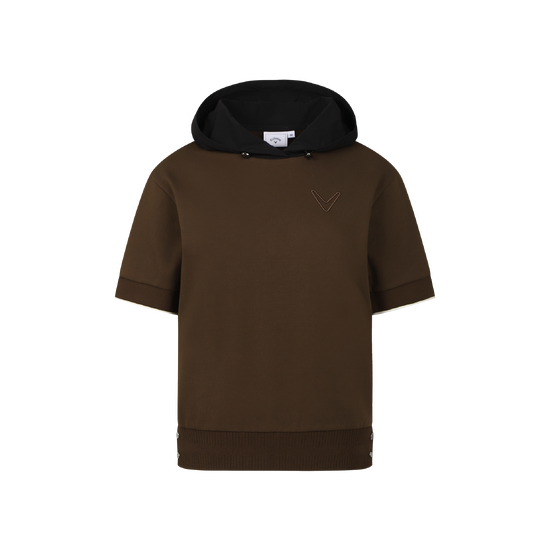 가을 여성 후드 반팔 티셔츠