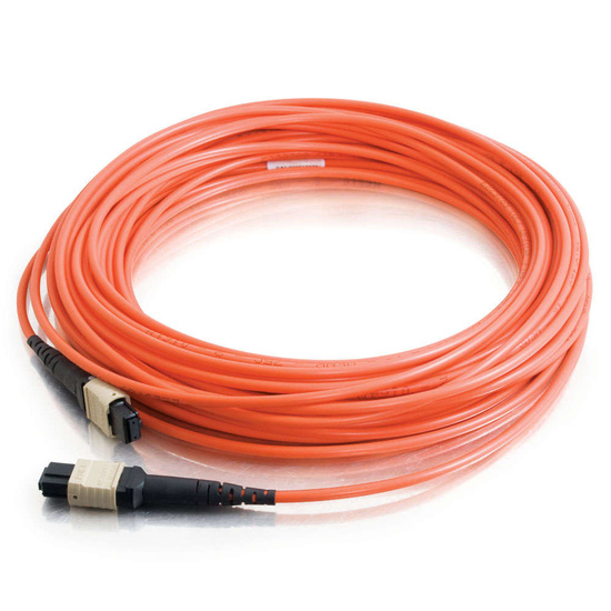 16.4ft (5m) MTP 62.5/125 OM1 Multimode PVC Fiber Optic Cable Orange