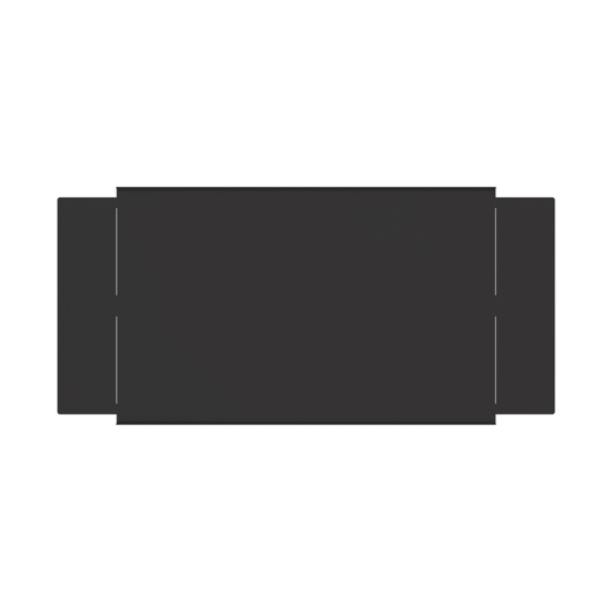 MM20BDC10-B Top view of 10 in MM20 Base Cust Cover - Black