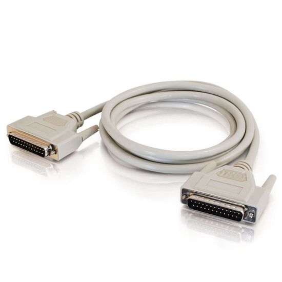 10ft (3m) DB25 M/M Serial RS232 Null Modem Cable Serial RS232