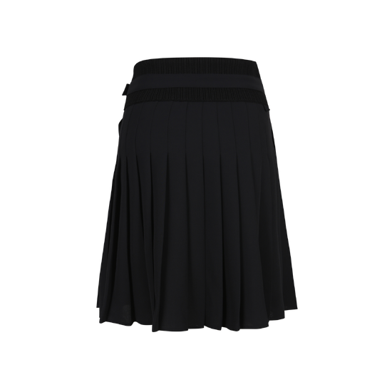 여성 봄 하이웨이스트 미디스커트