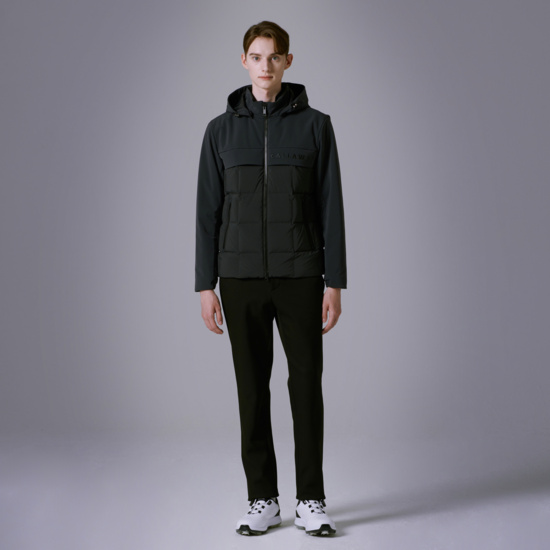 남성 본딩기모 슬림 스윙팬츠