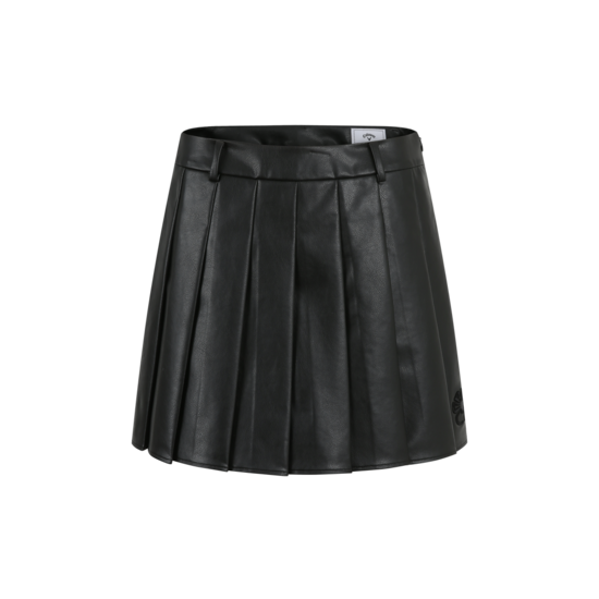 여성 프리미엄라인 비건레더 플리츠