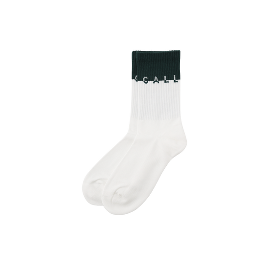 남성 컬러 배색 중목 양말