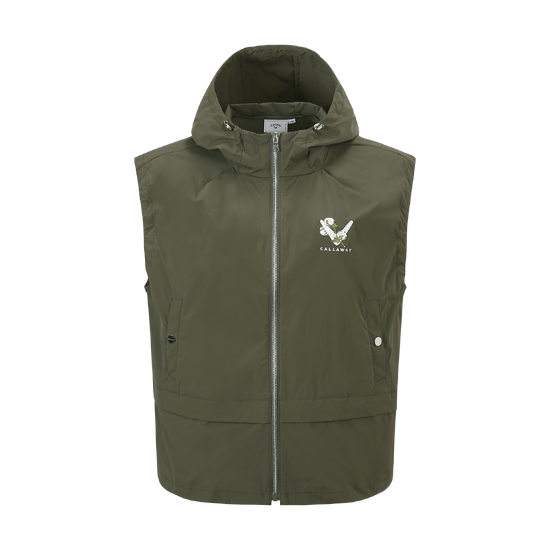 여성 봄 후드 우븐베스트