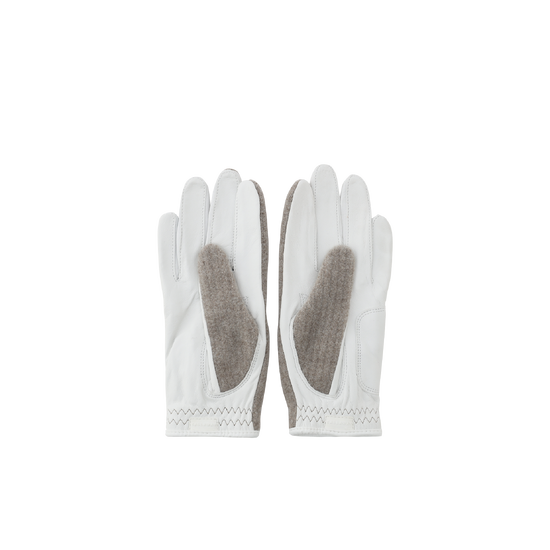 여성 니트 양손 반피 장갑