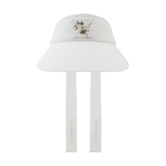 여성 와이드 리본 바이저