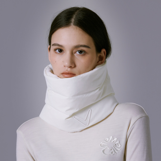 남녀 공용 하이브리드 패딩 넥워머