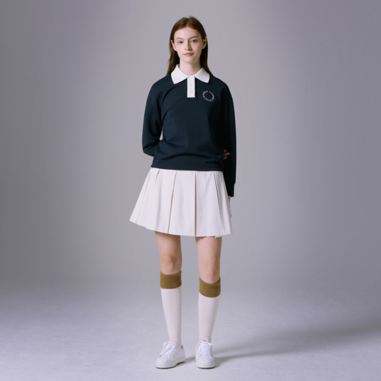 여성  니트밴드 플리츠