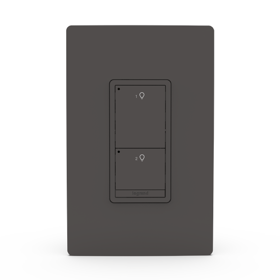 Brown Wattstopper PLUS 2 Button Switch