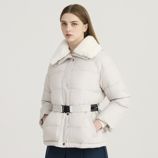 겨울 여성 캐주얼 중힙 다운