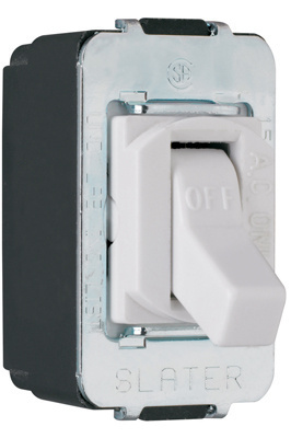 thumbnail image 2 of P&S T-1391 Despard 1-Pole Toggle Switch – Brown – Flush Mount – New 2 of 4