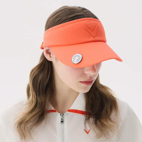 여성 플라워 볼마커 바이저