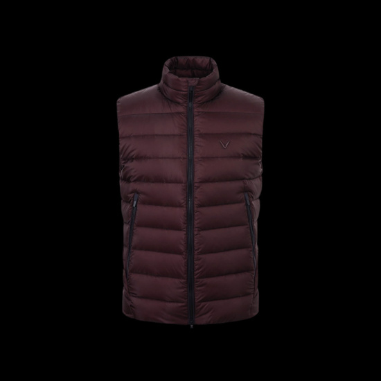 남성 후드다운 베스트_이태리다운_120g