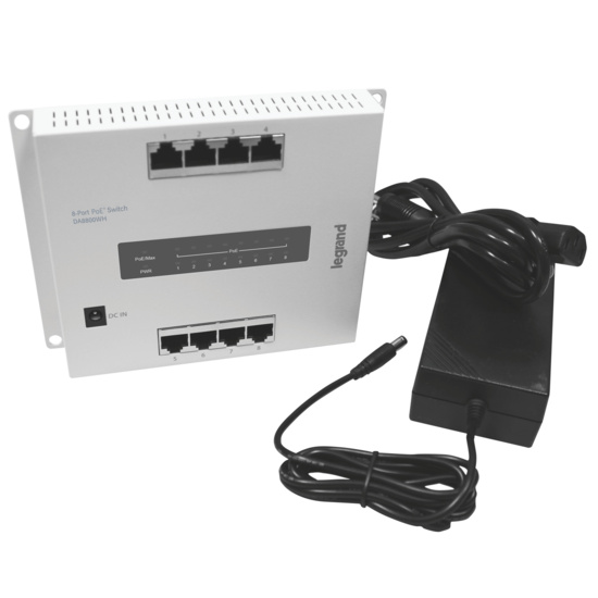 On-Q Switch 8 Port PoE Parts Bundle