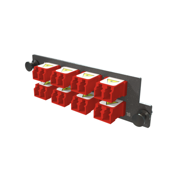 Infinium M4 HDFP Adapter Panel, 8 Keyed Front NonKeyed Rear LC Duplex