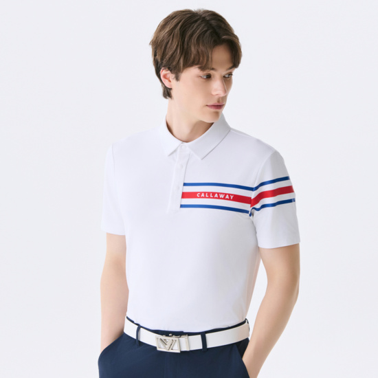 여름 TT 블럭 프린트 반팔 티셔츠