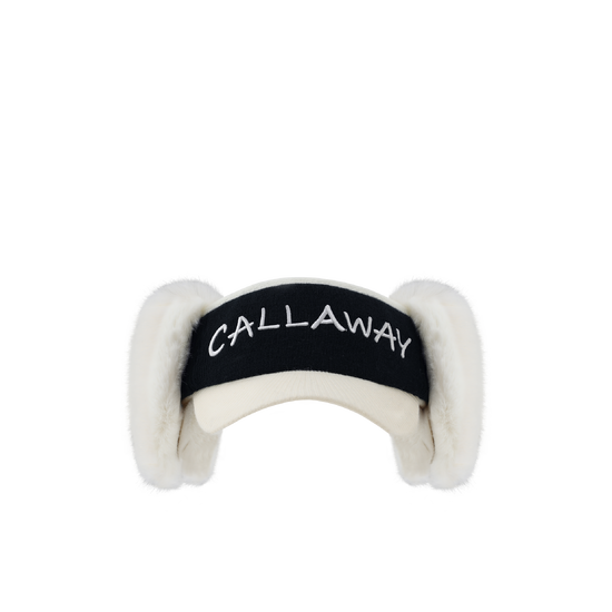 여성 니트 이어워머 바이저