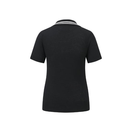 여성 여름 트리플트랙 스카시 반팔니트