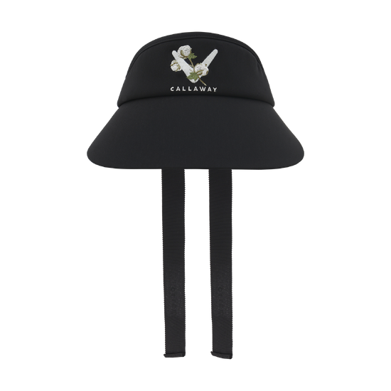 여성 와이드 리본 바이저